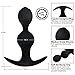 Anal Plug Butt Plug - Anal Pleasure - Silicone Anal trainer, Anal Stimulation and Self Pleasure masturbation for men,for women, Lyps Ajax