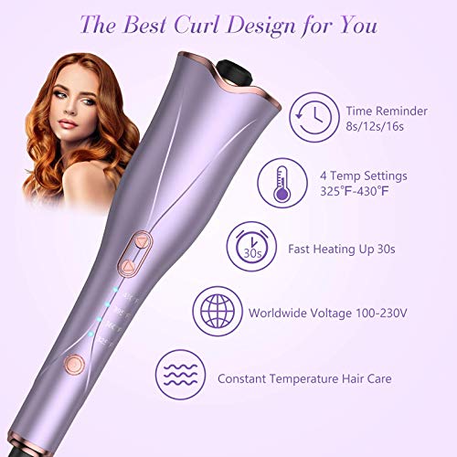 Automatic Hair Curler, 1'' Larger Upgrade Automatic Curling Iron with