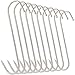 10Pcs 5 Inches Meat Hooks, Stainless Steel Butcher Hooks for Meat Processing