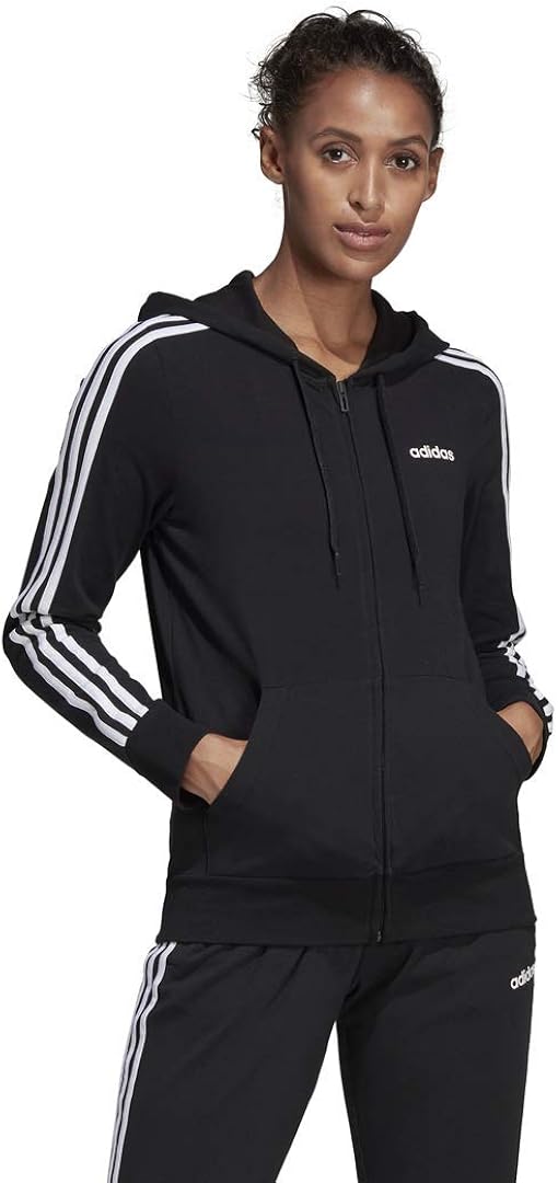 adidas Women's Essentials 3-Stripes Hoodie: Clothing