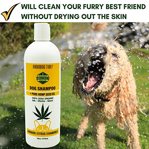 Uncle-Buds-All-Natural-Hemp-Dog-Shampoo-SOOTHES-and-MOISTURIZES-Dry-Skin-PARABEN-Free-SULFATE-Free-GMO-Free