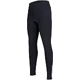 Women's Cycling Pants 3D Padded Compression Tight, Long Bike Bicycle Pants with Wide Waistband