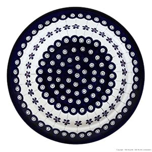 Original Bunzlauer Deep Plate/Pasta Plate ø21.8 cm, height: 4.0 cm Dekor 166 a