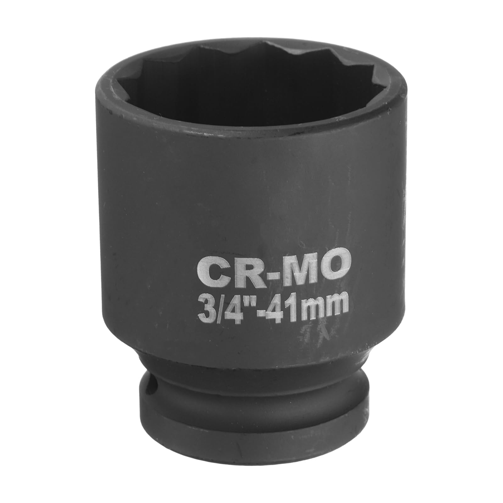 Photo 1 of uxcell 3/4-Inch Drive 12 Point Impact Socket 41mm Metric Spindle Axle Nut Socket Driver Wrench for Auto Repair Easy Removal