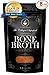Healthy Bone Broth - Organic, Grassfed (Delicious Beef/Chicken/Turkey Blend) Frozen 32oz Bags, 8 Count (30 day supply/1 cup per day) Soup Broth Not Powder,, Slow Simmered, Pasture Raised, Non-GMO