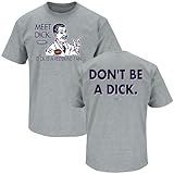 Dallas Cowboys Fans. Don't be a Dick (Anti-Redskins) Grey T-Shirt (S-5X)