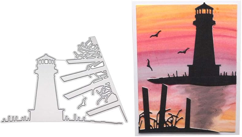 Sjablonen, modellen Detailed Lighthouse Stencil mccarthyscork.ie