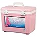 Engel UC13 13qt Leak-Proof, Air Tight, Drybox Cooler and Small Hard Shell Lunchbox for Men and Women in Pinl