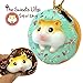 [Christmas Sale] The Sweet Life Series Squishy Ball Chain (Golden Hamster / Mint Chocolate Iced Plain Donut)