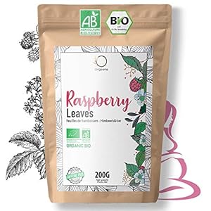 ☘️ BIO FRAMBOZENBLAD THEE 200g | Frambozenbladthee voor Hoogzwangere Vrouwen, Kruidenthee bij Borstvoeding, Pijnlijke…