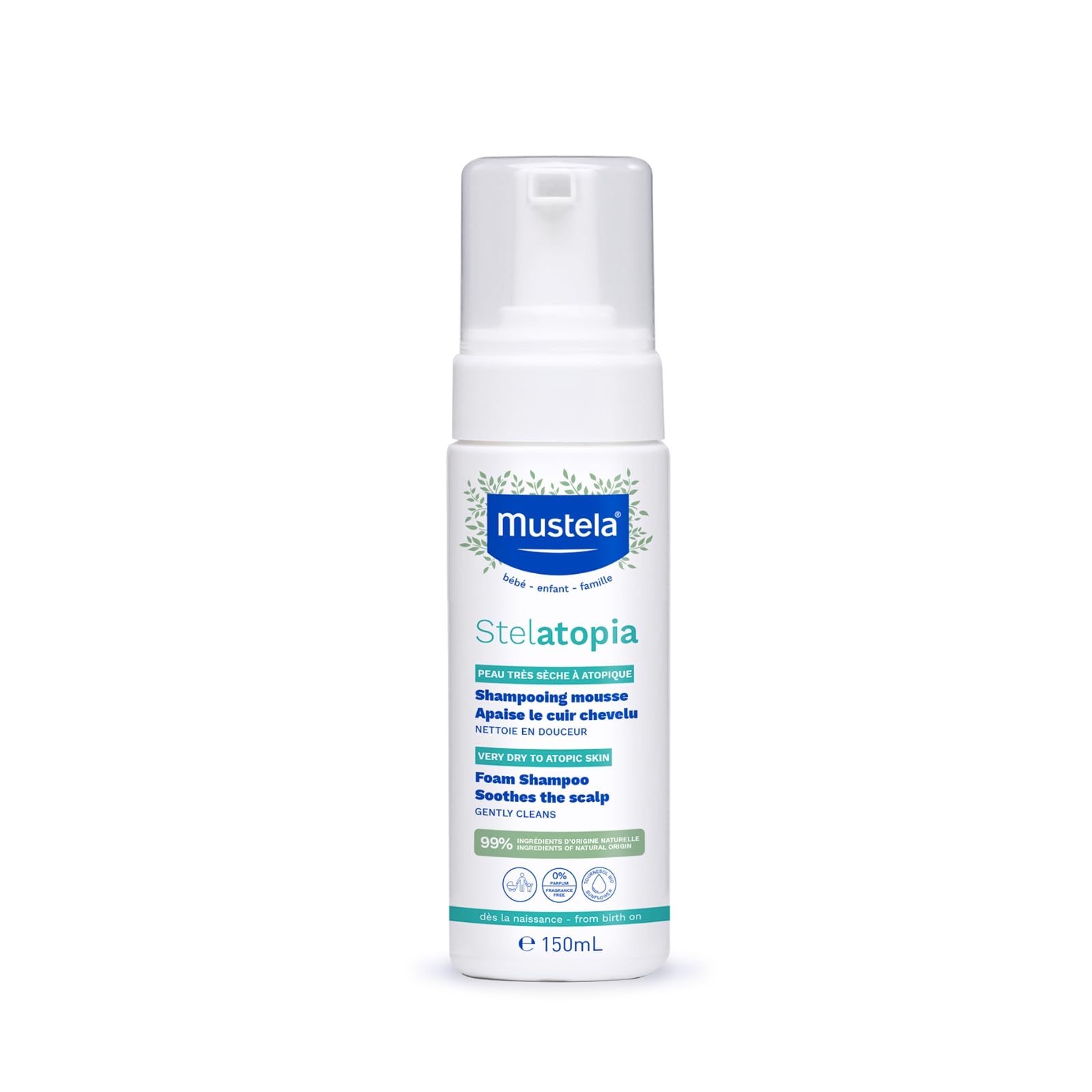 Mustela PA STELATOPIA SHAMPOOING MOUSSE 150 ML/PA STELATOPIA SCHUIMSHAMPOO 150 ML, multicolored