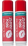 Zum Peppermint Zumbo Kiss Stick (Pack of 2) with Certified Organic Sunflower Seed Oil, Beeswax, Shea Butter, Pure Essential Oils, Candelilla Wax, Vitamin E and Honey, 0.5 oz