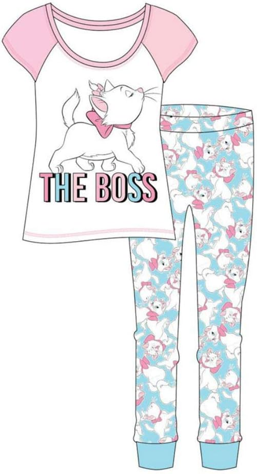Fashion by Purdashian Genuine Ladies Disney/Marvel Novelty Character Pyjama/Shortie Set Nightwear Pjs (UK 16/18, Aristocats - Design1)