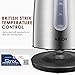 Electric kettle Aicok Stainless Steel Tea Kettle, Ultra Fast Boiling, 1.7L Cordless Water Kettle, 100% BPA Free, Auto Shut off and Boil Dry Protection, 1500W