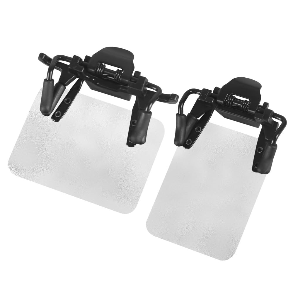 DONGKER 180° Adjustable Angle Blinders Occluder Clip, 2 PCS Shooting Glasses Patch for Sports Training