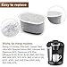 Charcoal Water Filters Replacements Fits Keurig 2.0 Models by Possiave, Pack of 24