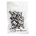 Super Z Outlet Heavy Duty Satin Nickel Curtain Clips w/Hook for Photos, Showers, Bedroom, Living Room, Home Decoration, Arts & Crafts, 1.5