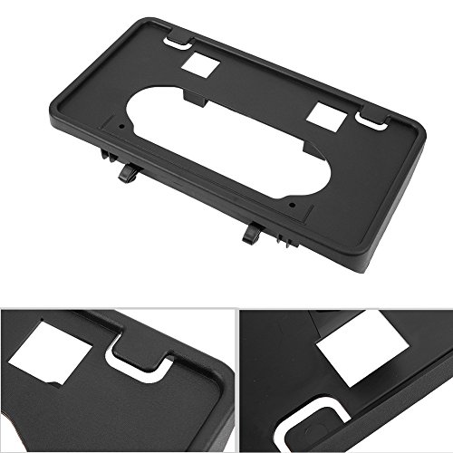 Winunite F150 Bumper Guards Pads Insert Replacement+Front Licenses Plate Frame Bracket Mounting Frame Holder 2009-2014 Ford F-150(Replaces OE Part: FO1068134 FO1053100)