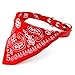 TOOGOO Adjustable Pet Dog Cat Bandana Scarf Collar Small Size Red