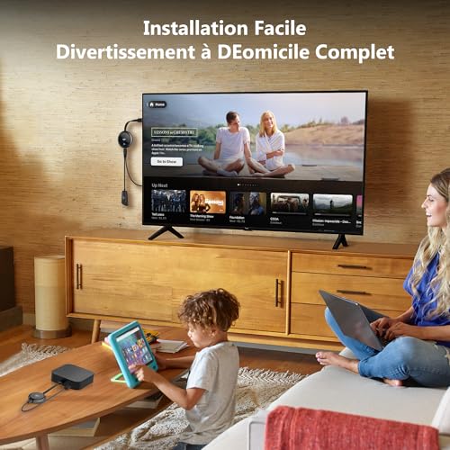 HDMI Wireless, 4K/5G Ultra HD 164FT/50M Transmitter and Receiver Extender, Support Multilingual Audio Video Streaming Player, for Laptop/PC/Camera to HDTV/Projector/Monitor