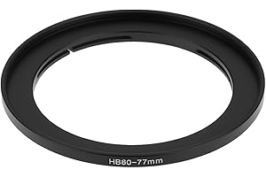 YINETTECH B60-77mm Lens Filter Screw Adapter Ring Lens Step-Up Ring Compatible with HASSELBLAD