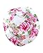 NYfashion101 Fashionable Unisex Satin Lined Printed Pattern Cotton Bucket Hat (Pink Floral Medium)