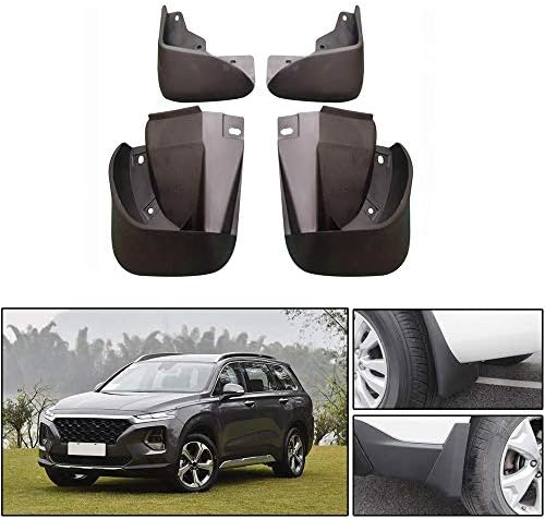 Maite 車用 泥フラップ スプラッシュガード 適用する ヒュンダイ Santafe 個セット 車マッドガード保護 4 Abs 出色 17 19 プラスチック