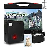 In-Ground professional grade electronic fence with adjustable wireless shock collar for Dogs by Dog Zone | Remote Underground e-Fence System that Keeps Willful Pets Close and Your Yard Beautiful