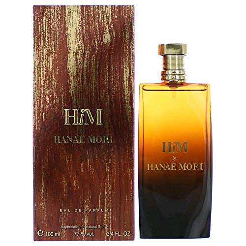 Hanae Mori Him EDP Spray for Men, 3.4 Ounce (Best Fresh Perfume For Him)