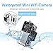 WiFi Waterproof Mini Spy Hidden Camera, NIYPS HD 1080P Covert Security Video Camera, Wireless Nanny Cam with Night Vision and Motion Detection, Portable Small Surveillance Camera for Indoor/Outdoor