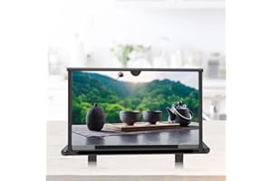 12" Screen Magnifier for Smartphone, PortablePhone Amplifier Adjustable Phone Stand with Screen Amplifier, 3D HD Magnifying P