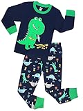 Shelry Boys' Dinosaur Pajamas - Black