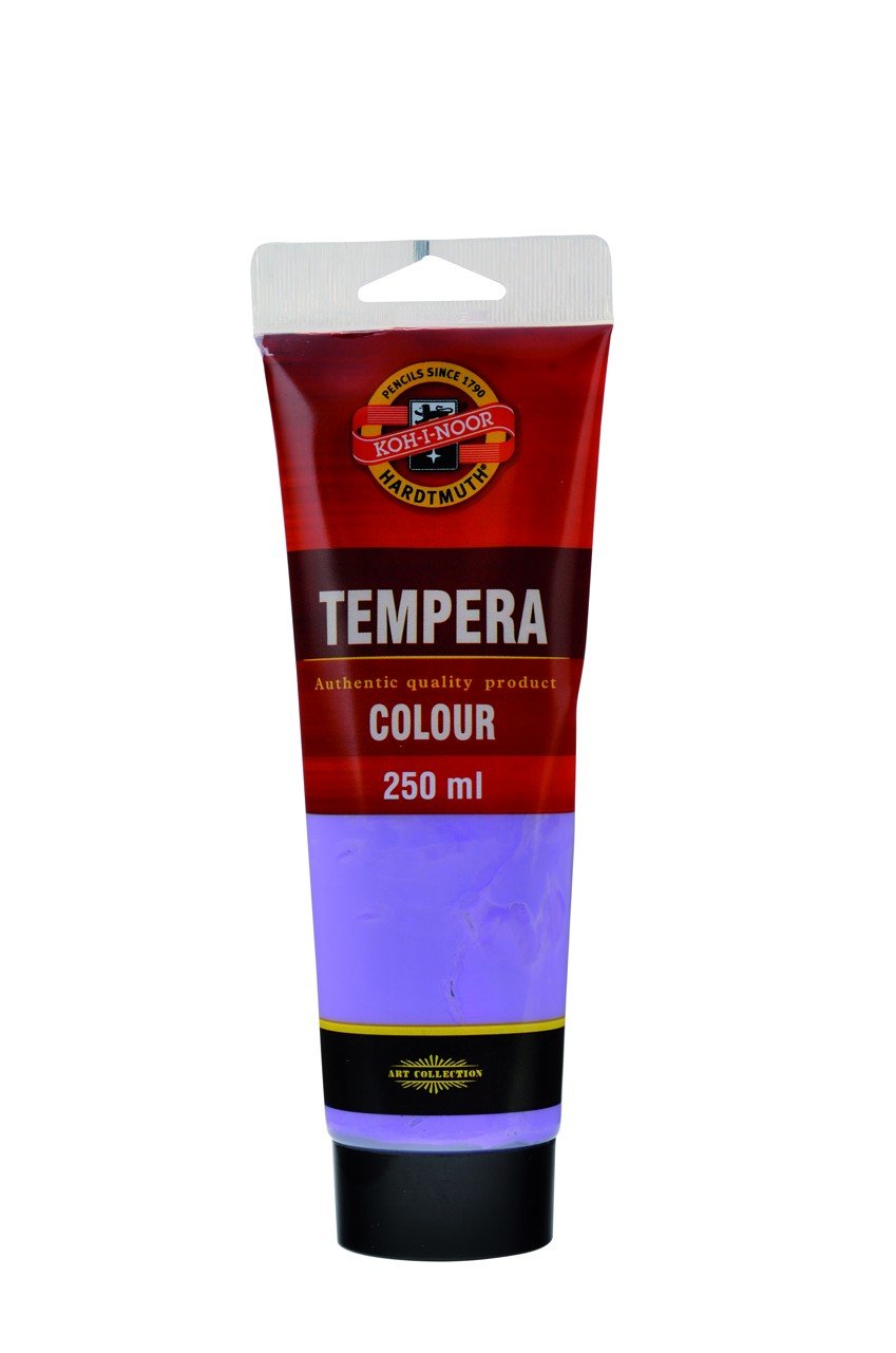 KOH-I-NOOR distemper colour 250ml ultramarine red, paint, 7.8 x 7.8 x 22 cm