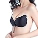 Baabyoo Women's Self Adhesive Bras Invisible Bra Strapless Backless Bra Airy Push up Bra Black C