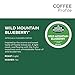 Green Mountain Coffee Roasters Wild Mountain Blueberry Keurig Single-Serve K-Cup pods, Light Roast Coffee, 72 Count