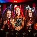 U-Goforst Halloween Party Favors - 6 Halloween Headbands Holiday Party Fancy Hats Photo Prop Cosplay Witch Antenna Devil Headband