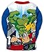 Avengers Big Boys Cotton Pajama Set with Print on Front and Back, Sizes 4-10