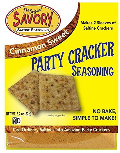 Savory Saltine Seasoning Bundle, 2.2 Ounce, Cinnamon Toast (Sweet), 2 Pack plus 2 Large Double Sealed Zip Lock Bags - Thumbnail 3