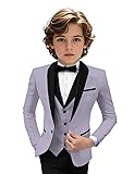 Tuxedo Suits for Boys 3 Pieces Slim Fit Boys Formal
