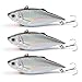 SALE! Dr.Fish Fishing Lure Crankbaits Rattlin Bait Minnows VIB Lipless Bass Perch Baits Black Silver Loaded in Box Optional Assotment Qty.