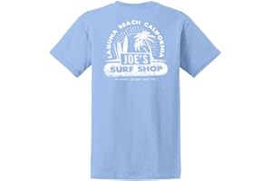 JOE'S USA Joe's Surf Shop Graphic Heavyweight Cotton T-Shirts in Regular, Big & Tall