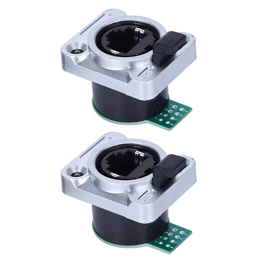 Fafeicy RJ45 Waterproof Coupler Socket - Male to Female Ethernet Cable Connector Network Adapter for LAN Cable