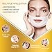 POP MODERN.C Double Chin Reducer V Line Lifting Mask V Shape Slimming Lifting Band Patch for Face and Chin Line Neck Mask Tightening Firming Moisturizing Facial Mask Christmas Gift for Women Gift