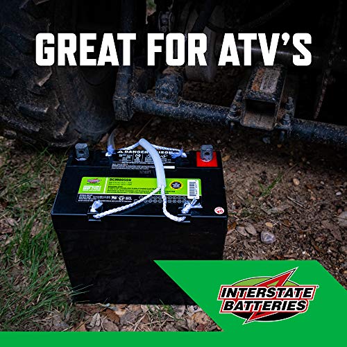 Interstate Batteries 12V 55Ah Deep Cycle Battery (DCM0055U) Sealed Lead Acid Rechargeable SLA