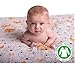 Set of 2 - 100% ORGANIC cotton GIANT muslin baby swaddle blankets - 47