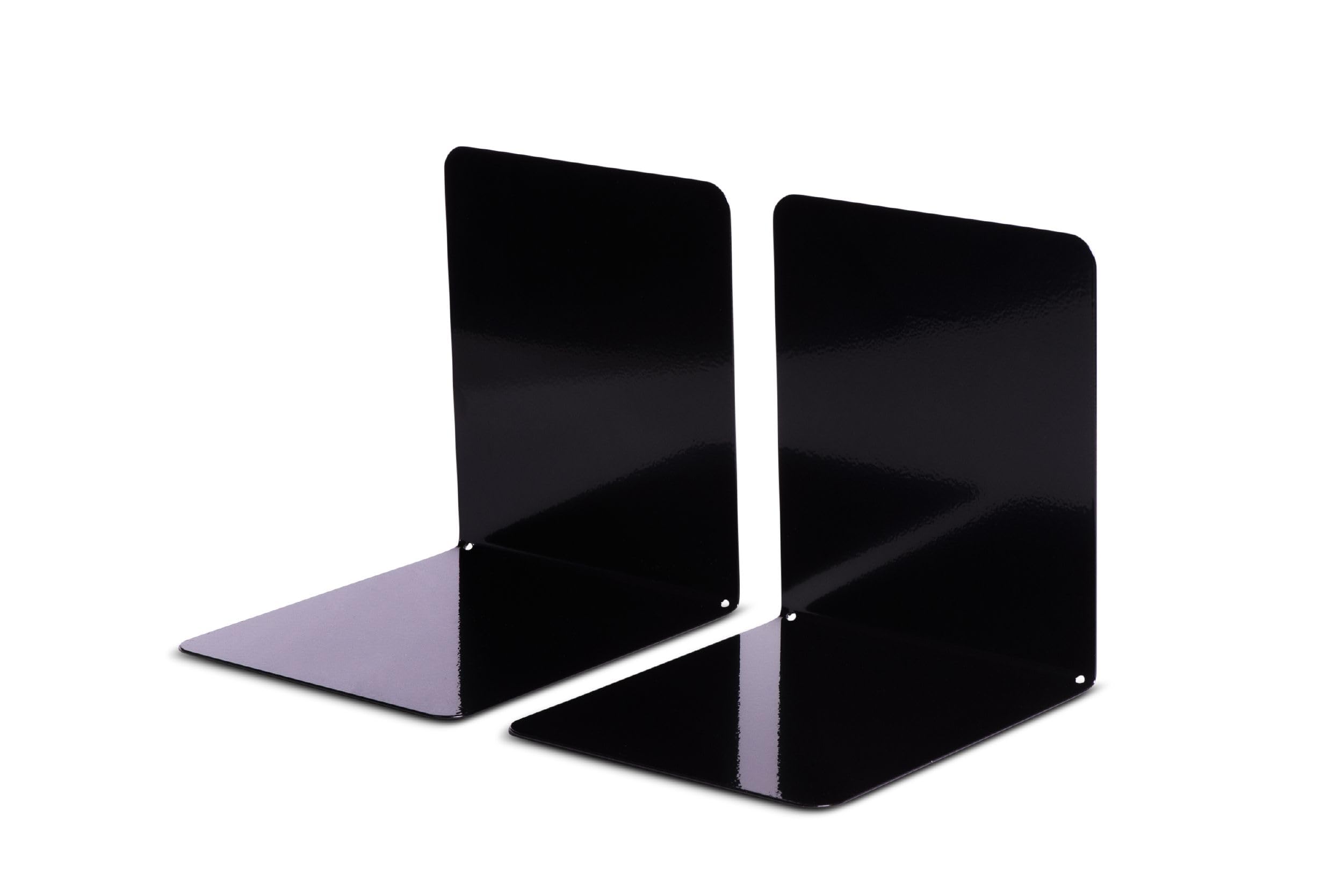 MAUL 14 x 12 x 14 cm Metal Premium Magnetic Holding Book End - Black (Pack of 2)