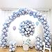 Party Pastel Balloons 100 pcs 10 inch Macaron Candy Colored Latex Balloons for Birthday Wedding Engagement Anniversary Christmas Festival Picnic or any Friends & Family Party Decorations-pastel blue