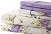 Spirit Linen home SL EST. 1988 - Queen Sheets, Super Soft Traditional Home Microfiber Bedding Set, Lightweight Home Decor & Ideal for All Seasons, Queen, Lavender Floral