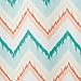 iDesign Ikat Chevron Fabric Bathroom Shower Curtain - 72