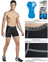 BALEAF Men's 3D Padded Bike Shorts Cycling